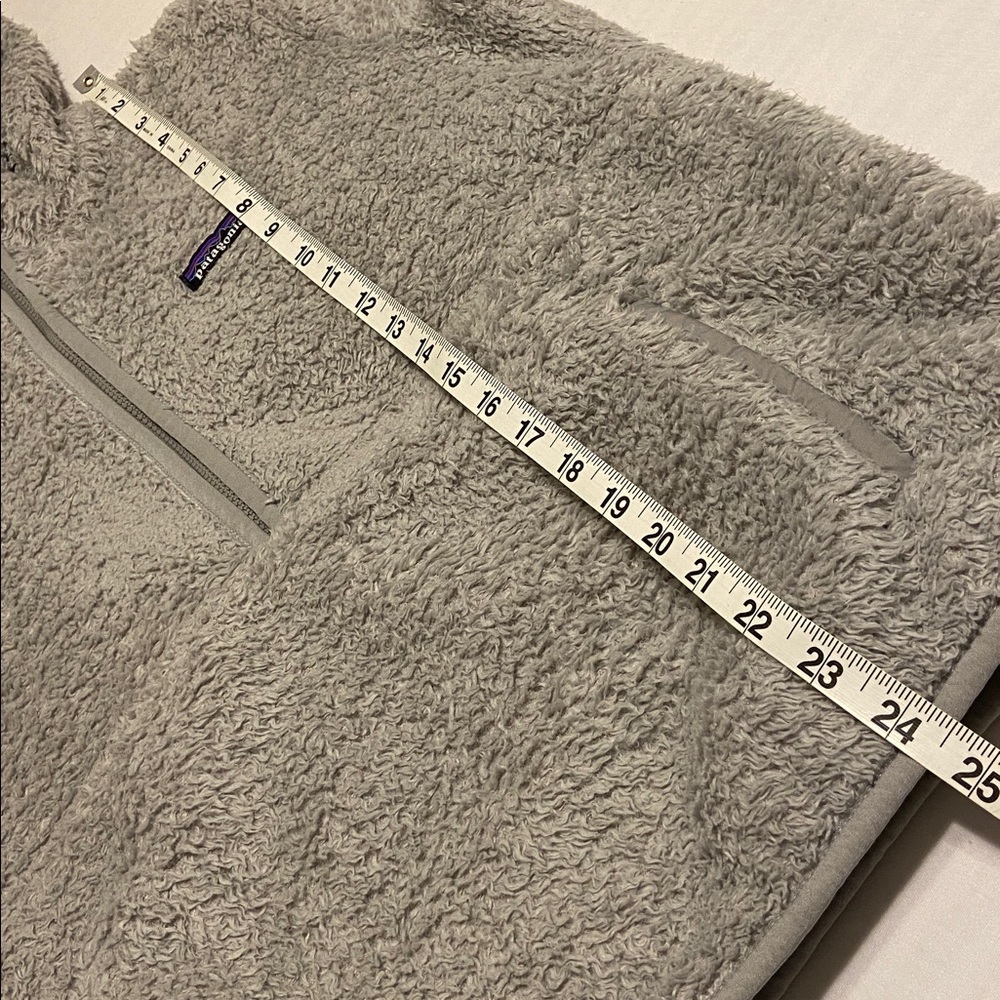 Patagonia Women's Los Gatos Hooded Pullover light grey 1/2 Zip Outdoors Medium - Picture 10 of 11